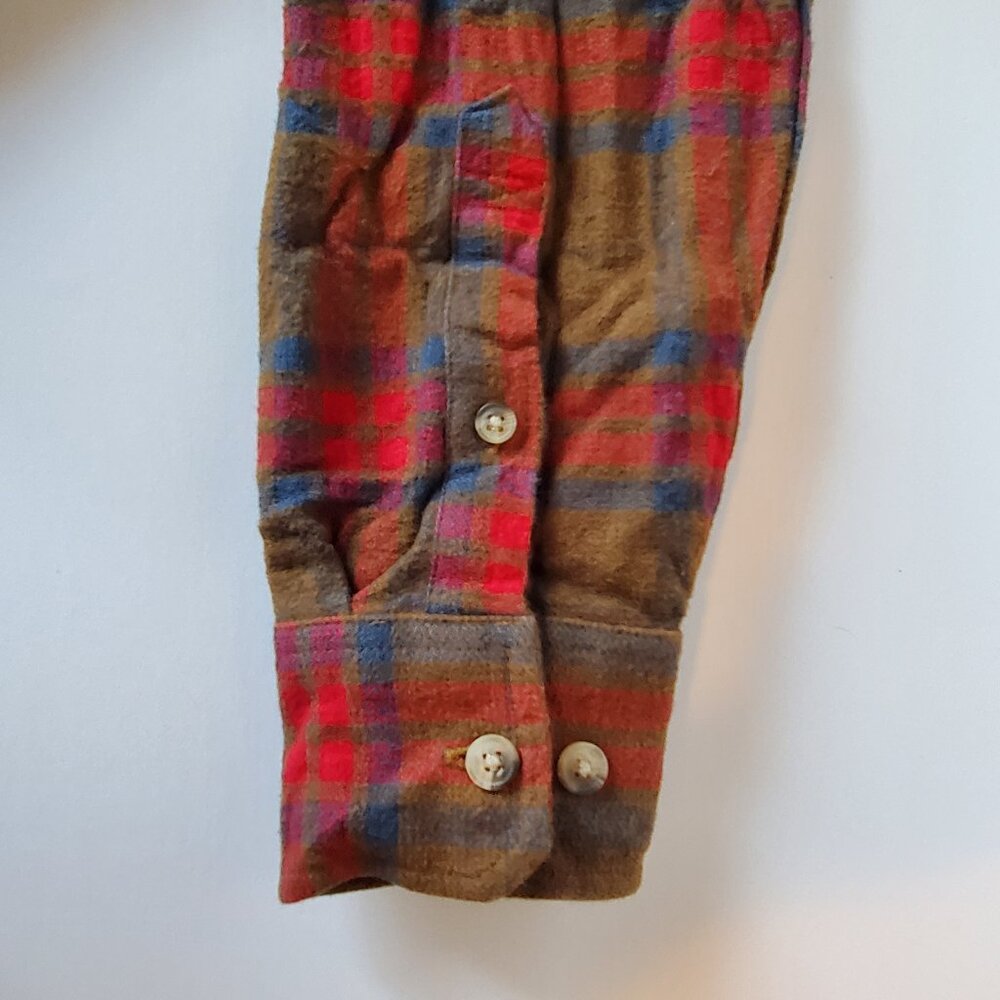 Dark Seas Division, Mens 100% Cotton, plaid, longsleeve, size Small - Picture 7 of 7